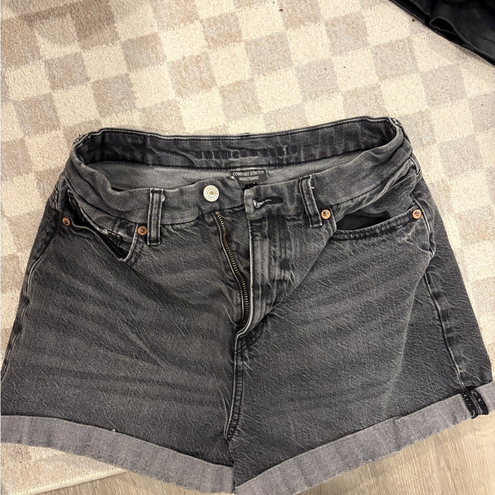 American Eagle Outfitters Dark Gray Jean Shorts